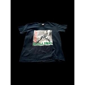 The Clash London Calling Album Cover Graphic Print Tshirt Medium Black 2000's